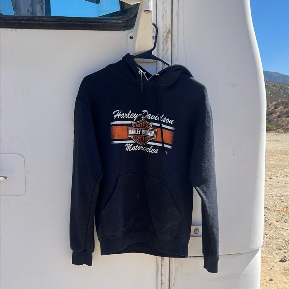 Harley-Davidson Black Sweatshirt Casual Hoodie